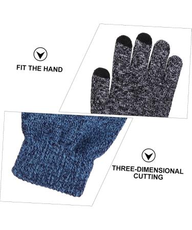 Buy Abaodam 6 Pairs Winter Riding Gloves | Touchscreen Cycling & Motorcycle Gloves for Men - Perfect for Christmas & Outdoor Activities - Buy Online on GoSupps.com