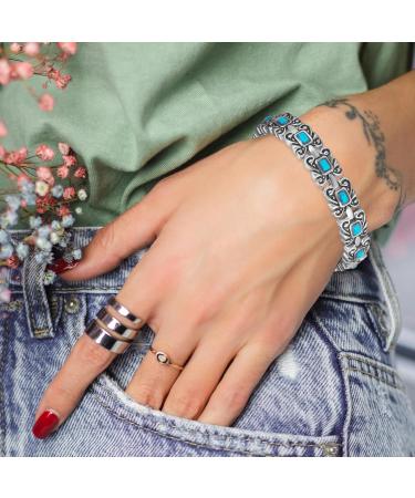 EnerCoppeX Magnetic Bracelets for Women Stainless Steel Bracelet with Effective Healing Magnets Adjustable Jewelry Gift (STB-2318) - Buy Online on GoSupps.com