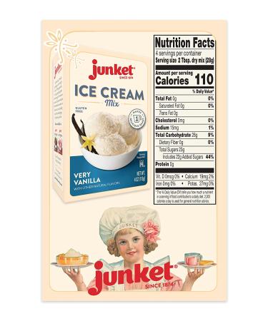 Junket Very Vanilla Ice Cream Mix - 4 oz (Pack of 6) - Buy Online on GoSupps.com