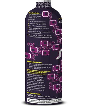 Detoxify The Stuff Extra Grape - 20 oz Herbal Cleanse | Boost Natural Detox - Buy Online on GoSupps.com