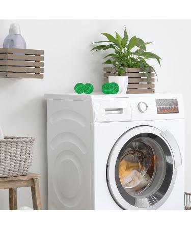 Relaxdays Laundry Ball Plastic 50% Ceramic Green 9.5 x 10.5 x 10.5 cm - Buy Online on GoSupps.com