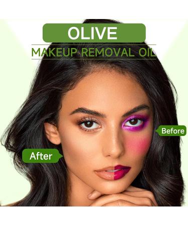 Olive Make Up Remover Oil Cleansing Oil 100% Natural Oil Cleaner Oil Based Cleanser Gentle Makeup Removal Deep Cleansing Pores Nourishing Waterproof Makeup Remover Oil For Sensitive Skin - Buy Online on GoSupps.com