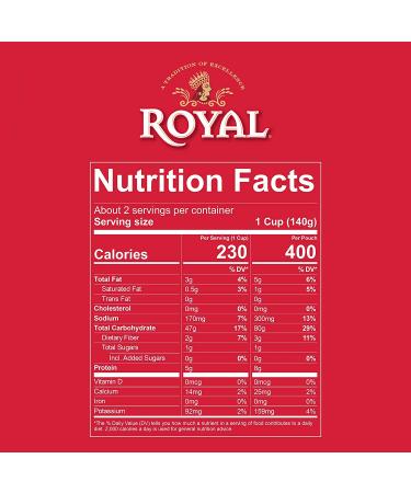 Royal Ready To Heat White Basmati Rice - 4 Pack | Authentic & Convenient - Buy Online on GoSupps.com