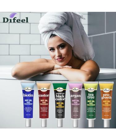 Difeel Tea Tree Oil Hot Oil Hair Treatment 1.5 oz (Pack of 2) - Deep Conditioning Therapy - Buy Online on GoSupps.com