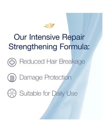 Dove Nutritive Solutions Strengthening Shampoo for Damaged Hair - Intensive Repair with Keratin Actives | 12 oz - International Shipping Available - Buy Online on GoSupps.com