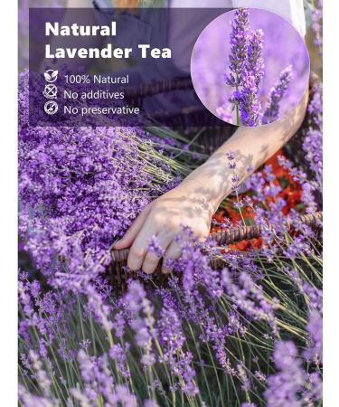 TeeLux Dried Lavender Flowers Tea Edible Caffeine Free Herbal Tea 114g Natural Fragrant Lavender Buds Use for Drinking Cooking Baking Essential Oil Lavender Bags or Satchets Lavender 114g (Pack of 1) - Buy Online on GoSupps.com