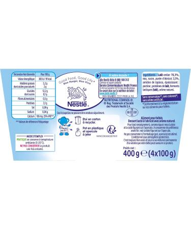 Nestl B b P'tit Brewed Apricot Dairy from 6 Months 4 x 100 g - Buy Online on GoSupps.com