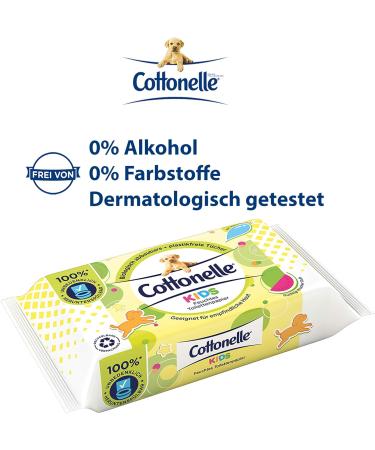 Cottonelle Kids Moist Toilet Paper - Fruity Fresh Biodegradable & Plastic-Free Advantage Pack 12x42 Wipes | Shop Internationally - Buy Online on GoSupps.com