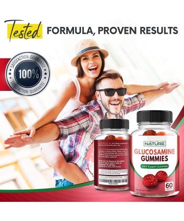 Glucosamine Gummies Extra Strength - Joint Support for Adults - Chewable Supplement Made in USA - 60 Gummies - Buy Online on GoSupps.com