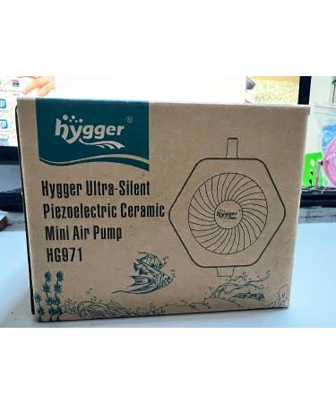 Hygger Ultra Silent Mini Air Pump for Aquariums - 1.5W Betta Bubbler with Air Stone & Hose for 0.5-15 Gal Fish Bowls | Quiet Oxygen Ventilation Solution - Buy Online on GoSupps.com