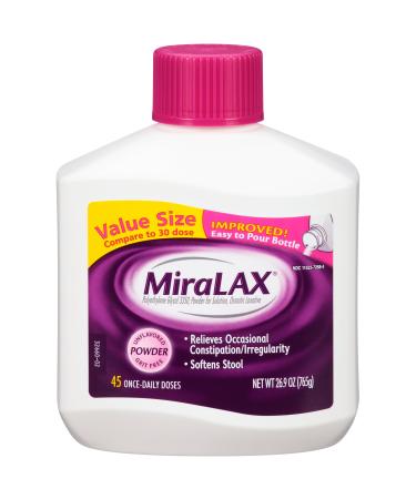 MiraLAX Laxatives 26.9 Ounce (Discontinued by Manufacturer)