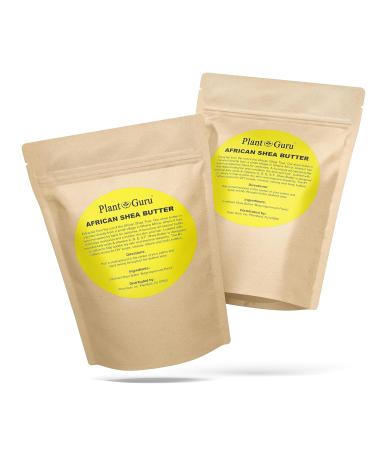 Raw African Shea Butter 1 lb - 100% Pure Natural Unrefined Yellow from Ghana | Ideal Moisturizer for Skin Hair & DIY Projects - Buy Online on GoSupps.com