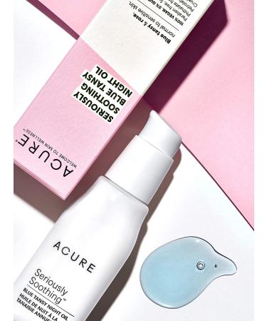 Acure Blue Tansy Night Oil - Soothing Skin Relief (1 fl oz) - Buy Online on GoSupps.com