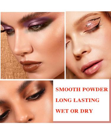 Naked Eyeshadow Palette - 12 Natural Shimmer Glitter Colors - Long Lasting & Waterproof - Smokey Eye Makeup - Includes Brush - Buy Online on GoSupps.com