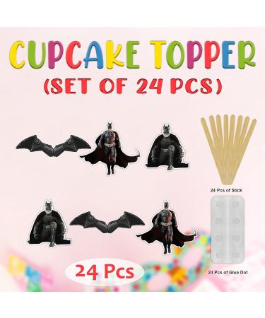 BAT Set Seyal- Batman Cupcake Topper - Buy Online on GoSupps.com