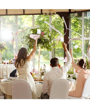 100 Pack Wedding Wand Favor Tags Exit Wedding Send Off Tags Gold Foil Favors Paper Gift Ribbon Wedding Wand Tags for Wedding Favors Party - Buy Online on GoSupps.com