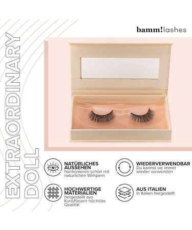 Buy Bamm! Natural Black Lashes - Reusable Artificial Eyelashes & Eyelash Extensions for Stunning Looks | International Shipping Available - Buy Online on GoSupps.com