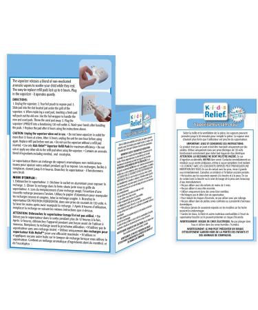 AromaHouse Kids Relief Plug-in Waterless Vaporizer + 5 Soothing Non-Medicated Aromatherapy Menthol Eucalyptus Lavender Refill Pads 1 ct - Buy Online on GoSupps.com