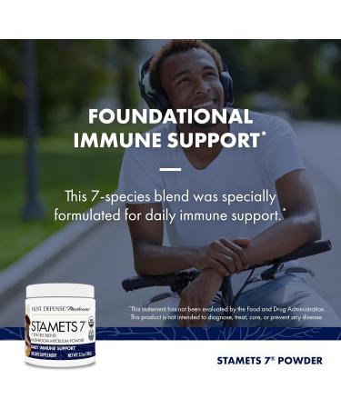 Host Defense Bundle with Stamets 7 Mushroom Powder 3.5 oz & Lion's Mane Powder 3.5 oz - Support Immune Health with 7 Species Blend - Support Brain Health Memory & Focus* - Buy Online on GoSupps.com