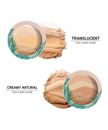 Physicians Formula Butter Believe it! Pressed Powder Translucent - Dermatologist & Clinically Tested - Buy Online on GoSupps.com