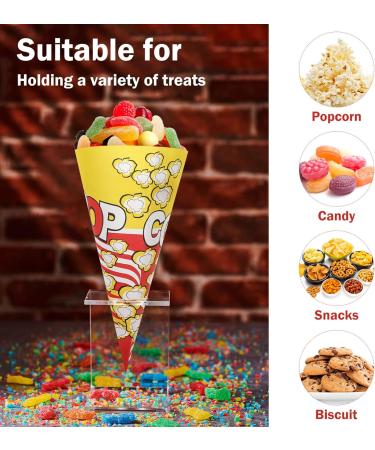 Abaodam Popcorn Container Individual Popcorn 50Pcs Popcorn Treat Bags Individual Servings Cone Popcorn Pouches Party Cinema Popcorn Packing Bags Popcorn Machine Popcorn Popcorn Containers 50 Pcs Orange - Buy Online on GoSupps.com