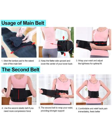 Hameisen Back Brace for Lower Back Pain Relief - Adjustable Support for Herniated Disc, Sciatica, Scoliosis - Lightweight & Breathable Mesh with Lumbar Pad - Men & Women (Size: M S/M) - Buy Online on GoSupps.com