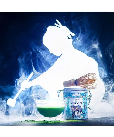 Pantenger Ceremonial Grade Matcha 1oz - USDA Organic Japanese Green Tea Powder - Buy Online on GoSupps.com