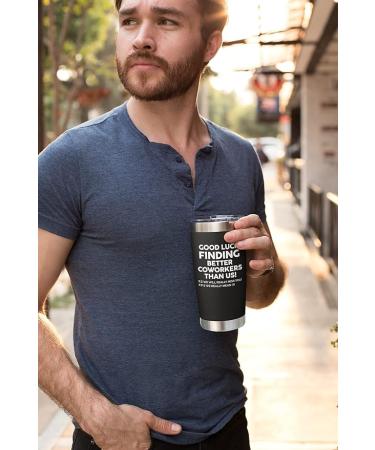 NewEleven Tumbler - Good luck coworker black- 20 Oz. - Buy Online on GoSupps.com