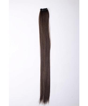 WIG ME UP Clip-In Hair Extension Brown Mix 45cm | 18 Inch Straight Extension - YZF-P1S18-4/12 for International Shipping - Buy Online on GoSupps.com