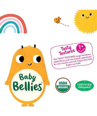 Baby Bellies Organic Apple & Cinnamon Puffs Baby Snack - Pack of 6 Individual Snack Packs - Buy Online on GoSupps.com