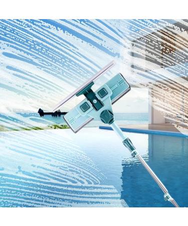 Window Squeegee - Squeegee for Window Cleaning | Adjustable Extension Pole U Bracket Window Scrubber | Telescopic Window Cleaner Window Wiper Washing Equipment - Buy Online on GoSupps.com