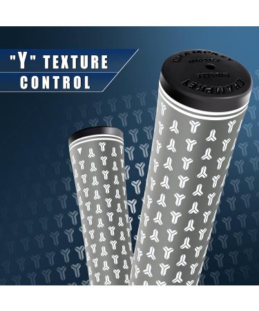 CHAMPKEY Y-360 Rubber Golf Grips 13 Pack with Repair Kits - High Traction Standard Grey Grips - Buy Online on GoSupps.com