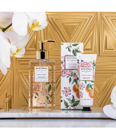 Mistral Luxe Hand Wash Flora Cassis 12.5 fl oz | Rich Lathering Cleanser with Organic Chamomile Water Aloe and Sweet Almond Oil Flora Cassis 12.5 Fl Oz (Pack of 1) - Buy Online on GoSupps.com