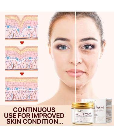 Wild Yam Nature's Cream Natural Hormone Balance Support Organic Wild Yam Extract Moisturizing Cream Soothing Skin Care for Women 60G - Buy Online on GoSupps.com