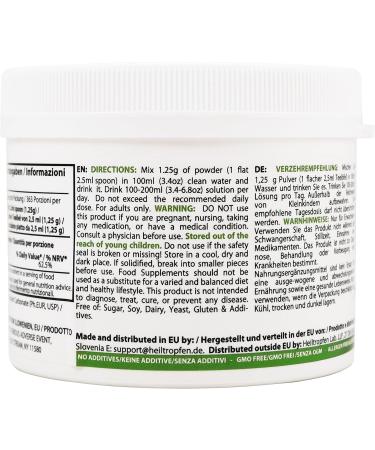 Pharmaceutical Grade Calcium Carbonate Powder - 1lb (454g) | Highest Purity Limestone | Heiltropfen Lime 454g - Buy Online on GoSupps.com