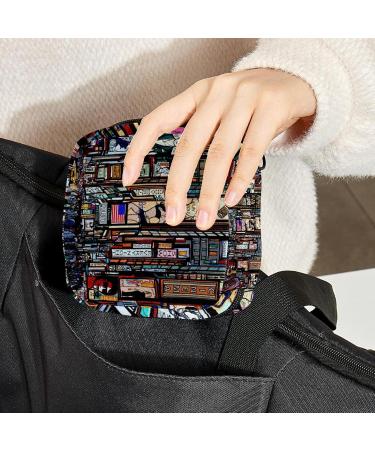 Street Times Square Menstrual Pad Bag Portable Zipper Pocket for Teenagers & Women | Stylish & Practical Sanitary Napkin Storage - Buy Online on GoSupps.com