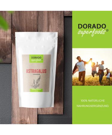 Astragalus Membranaceus Capsules - 1640 mg Daily Dose | 120 Veggie Capsules | Herbal Root Powder | 1 Month Supply | Dorado Superfoods  - Buy Online on GoSupps.com