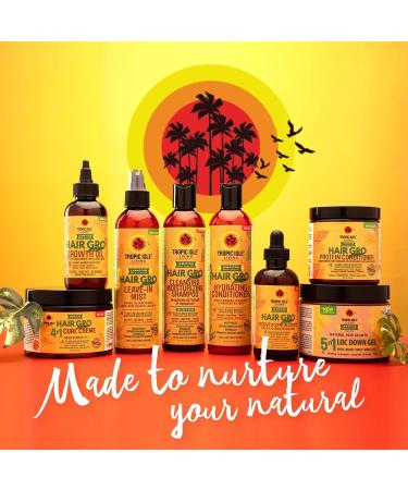 Tropic Isle Living Hair Gro Serum Drops 4oz | Nourishing & Moisturizing Hair Treatment - Paraben & Sulfate Free - Shop Internationally - Buy Online on GoSupps.com