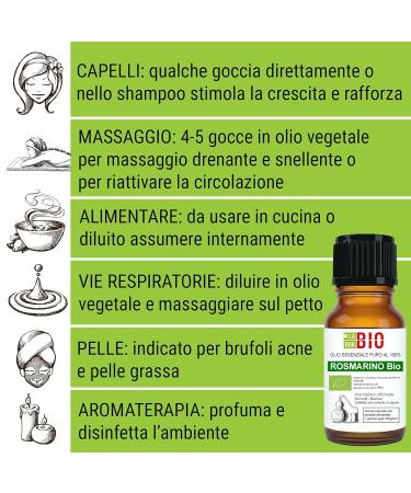Organic Rosemary Oil 100% Pure - 30ml Essential Oil for Aromatherapy & Cosmetic Use | Laboratory Tested - Buy Online on GoSupps.com