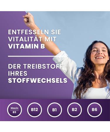 High Dose Vitamin B Complex - 180 Tablets with Biotin & Essential B Vitamins for Fatigue Relief - Buy Online on GoSupps.com