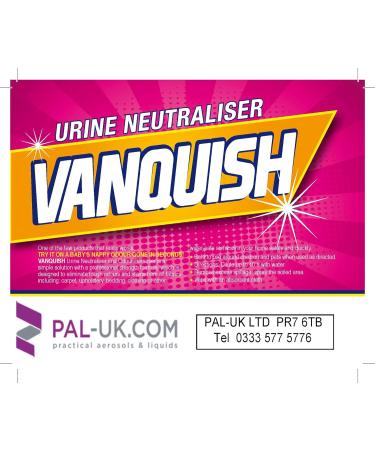 Vanquish Professional Pet Urine Neutraliser 5 Litre Concentrate - Buy Online on GoSupps.com