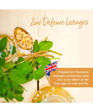 Healthspan ImmunoVit Zinc Defence Lozenges - 45ct | Cold & Flu Support | 10mg Ionic Zinc (100% NRV) | Vegan | Peppermint Flavor - Buy Online on GoSupps.com