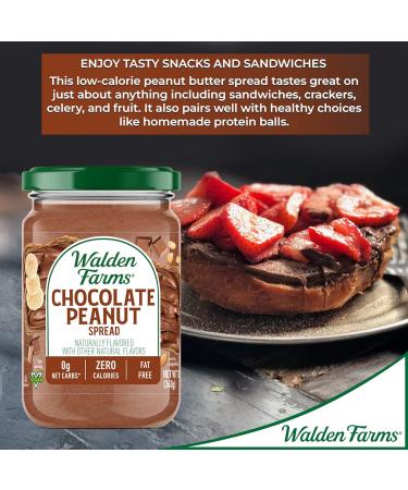 Walden Farms Calorie Free Peanut Spread - Chocolate - 12 Oz - Buy Online on GoSupps.com