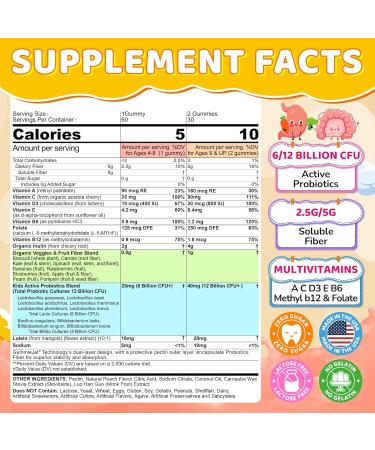 NEVISS Liposomal Vitamin C 1000mg Gummies & Probiotics for Kids Teen + Veggie & Fruit Fiber Gummies - Buy Online on GoSupps.com