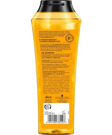 Gliss Kur Oil Nutritive Shampoo 250 ml - Buy Online on GoSupps.com