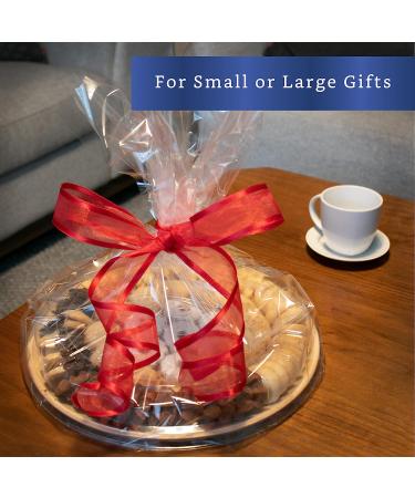 110 ft Clear Cellophane Wrap Roll - Ideal for Gift Baskets - 31.5 in x 110 ft - Cellophane Bags, Wrapping Paper - Pack of 1 - Buy Online on GoSupps.com