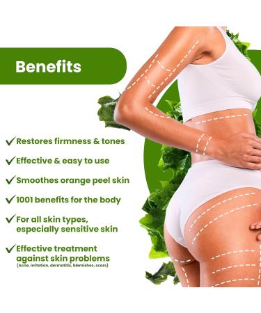 blue & navy Bretania - Anti-cellulite Slimming Wrap Gel 1000ml | Face Body & Bath Care | Oily Skin Treatment Acne Detox | Sea Concentrate Transparent 1 l (Pack of 1) - Buy Online on GoSupps.com