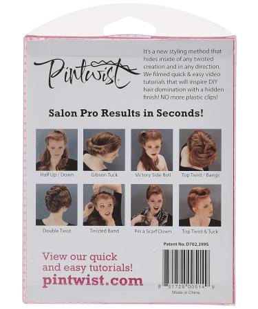 PINTWIST Strong Large Bobby Pins - 4 Pack for Thick Hair - Buy Online on GoSupps.com