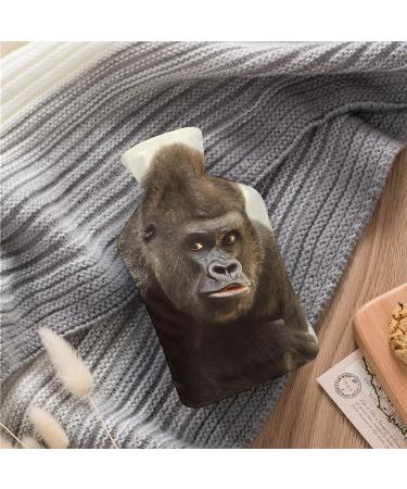 Cute Chimpanzee Hot Water Bottle with Plush Cover - Cozy Hand Warmer for Adults & Kids 26.5x15.3cm - International Shipping Available - Buy Online on GoSupps.com