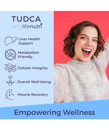 LongLifeNutri TUDCA - Tauroursodeoxycholic Acid Bile Salt 500mg per Serving & 60 Vegetarian Capsules Natural Ingredients 30-Day Supply Made in USA - Buy Online on GoSupps.com